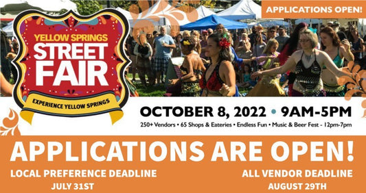 Street Fair Returns to Downtown Yellow Springs, Ohio October 8
