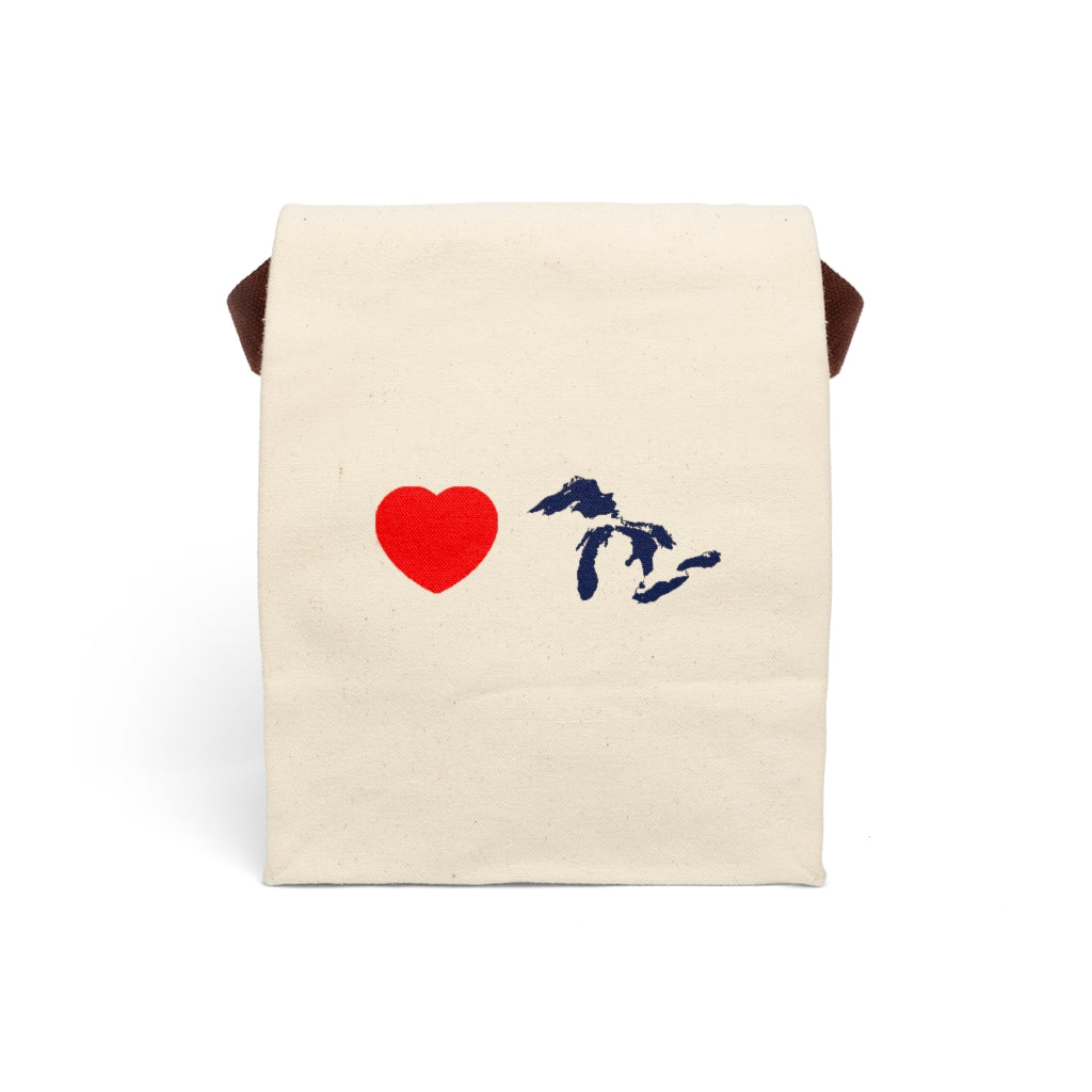 Great Lakes Support Canvas Lunch Bag