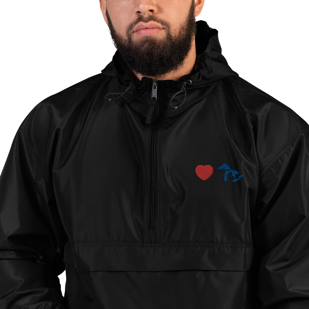 Great Lakes Support x Champion Embroidered Jacket
