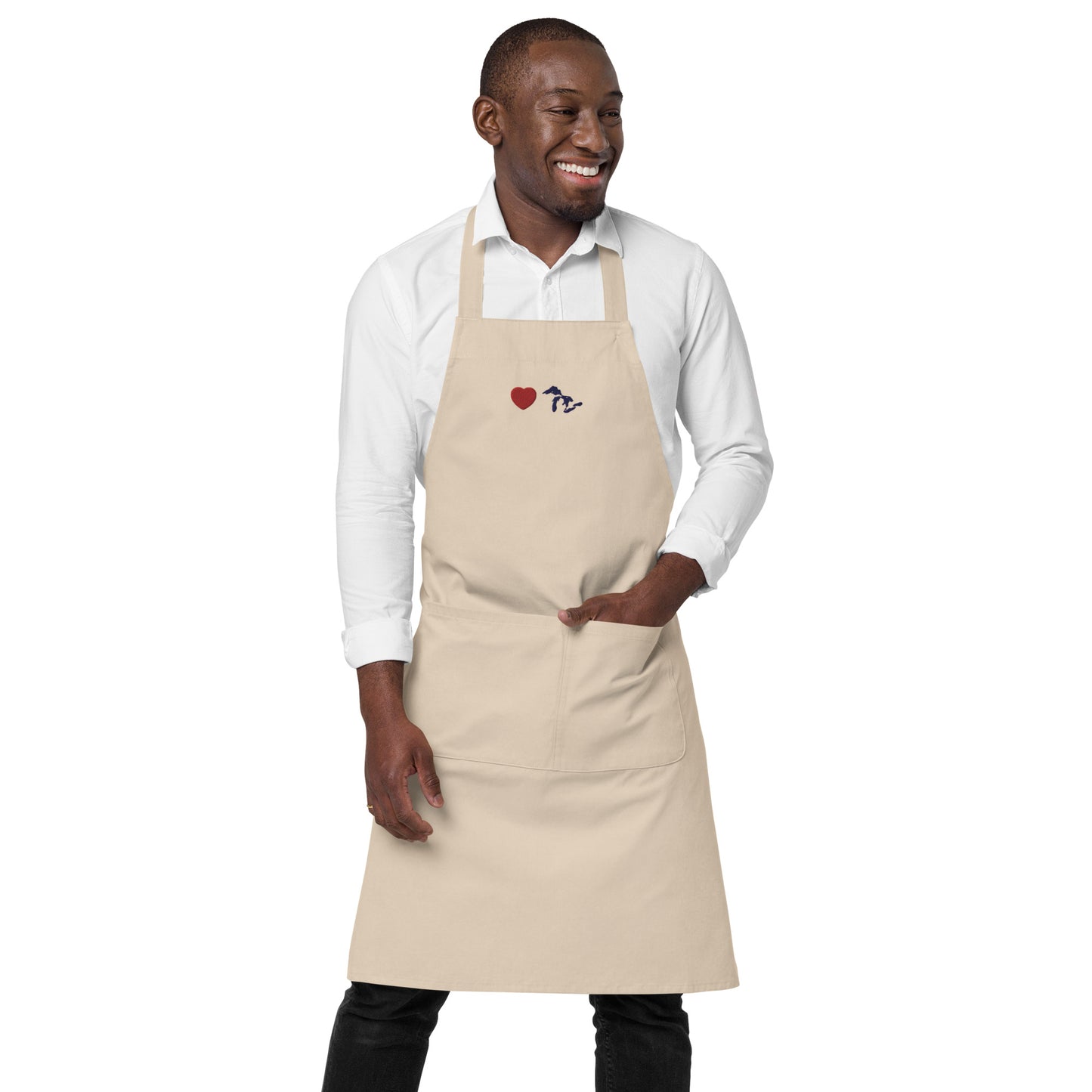 Great Lakes Support Embroidered Apron