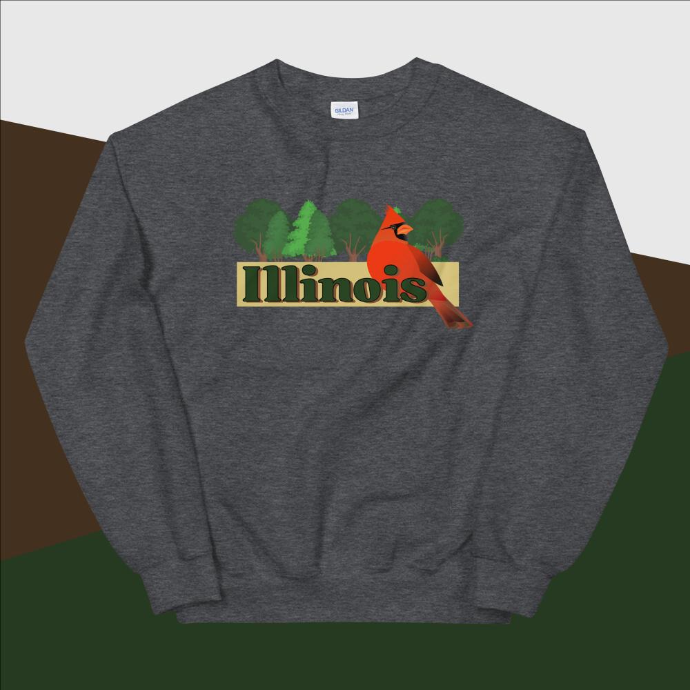 Illinois State Northern Cardinal Logo Sweatshirt