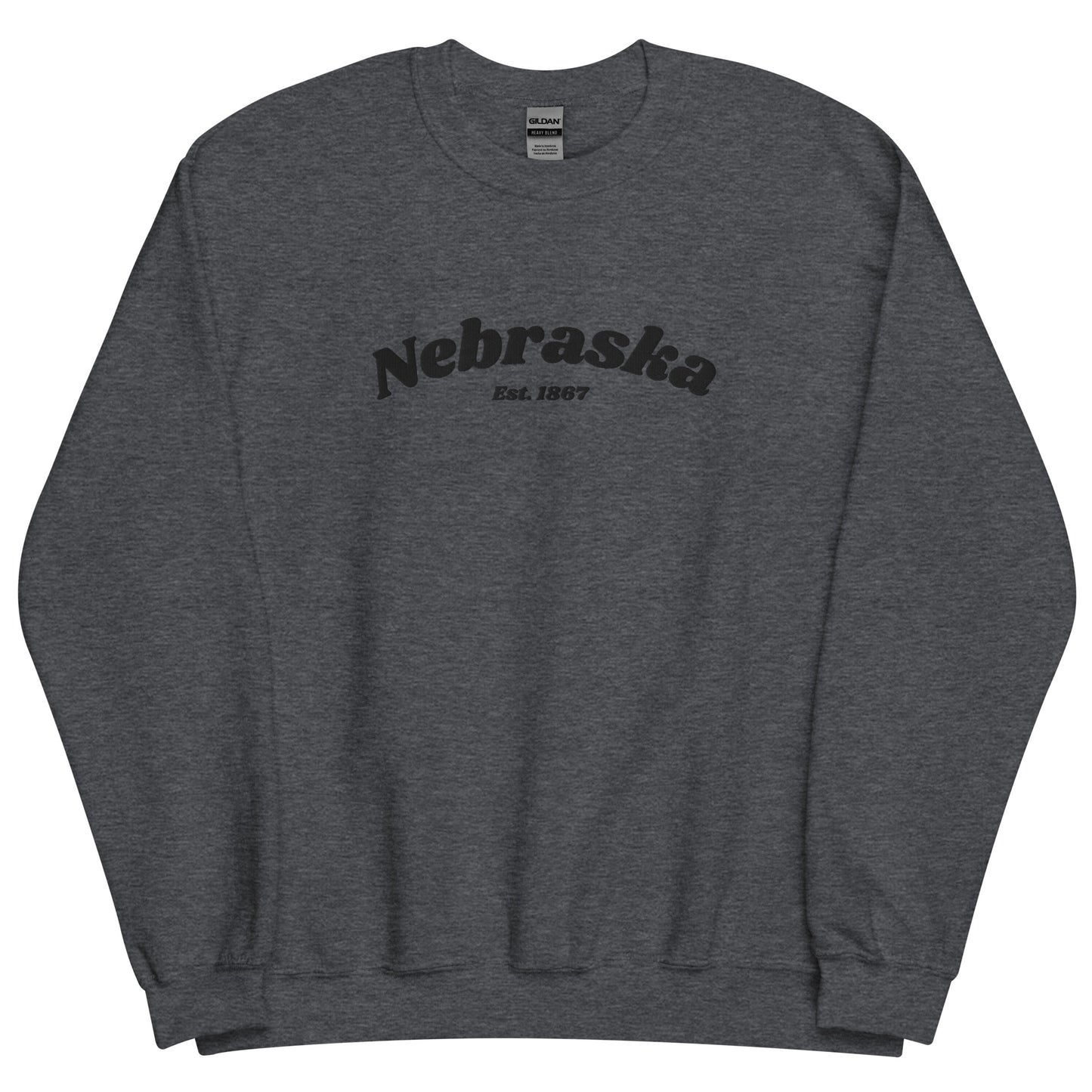 Nebraska 1867 Embroidered Sweatshirt
