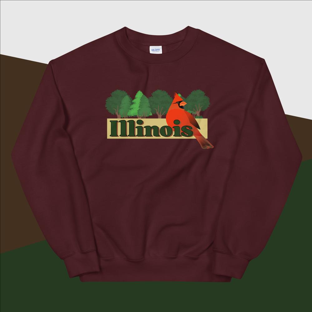 Illinois State Northern Cardinal Logo Sweatshirt