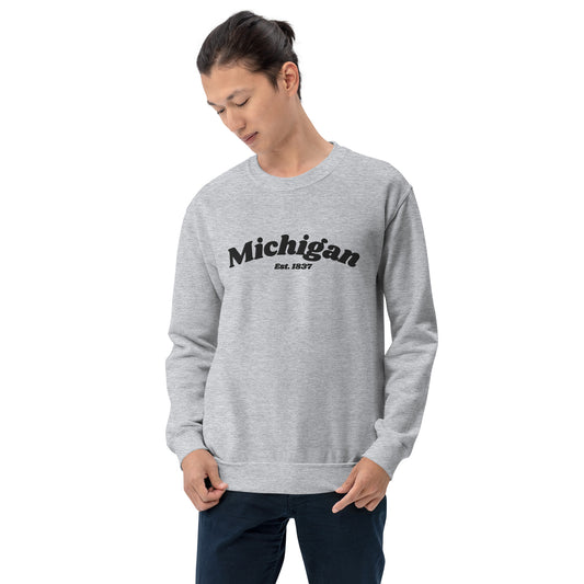 Michigan 1837 Embroidered Sweatshirt