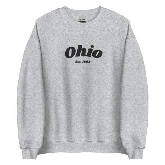 Ohio 1803 Embroidered Sweatshirt