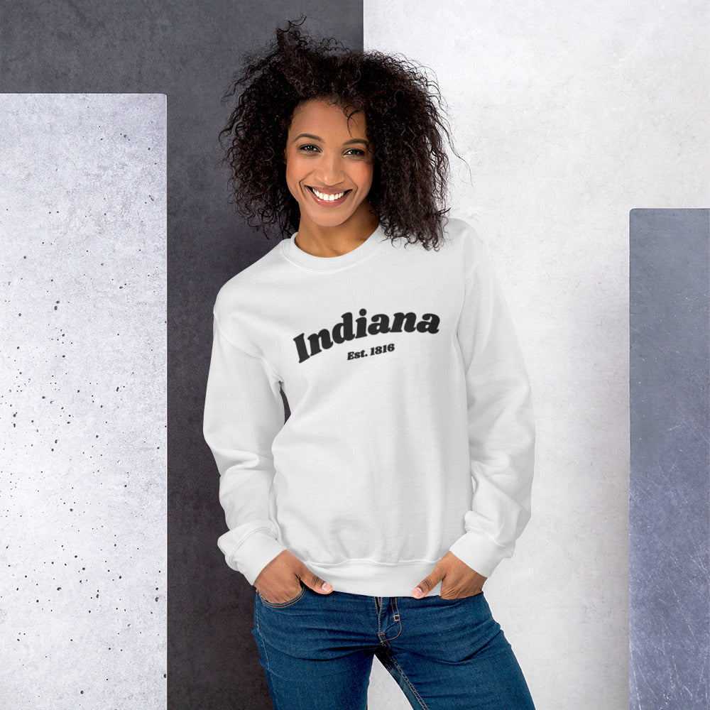 Indiana 1816 Embroidered Sweatshirt